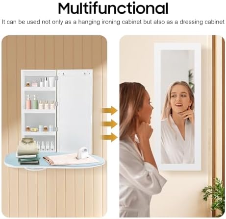 Sturdy Wall-Mounted Ironing Board