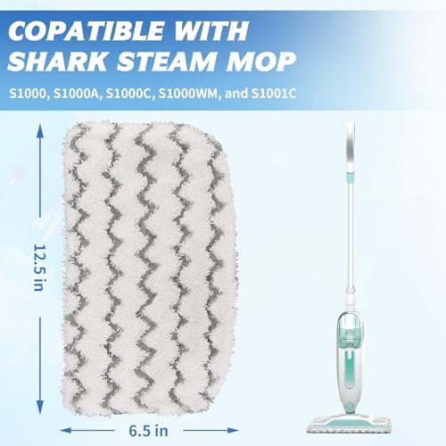 Update Your Shark Steam Mop with Tidy Monsters 6-Pack Microfiber Pads