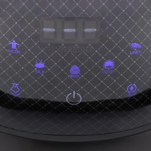 Intelligent Digital Steam Press with Multiple Fabric Settings Black