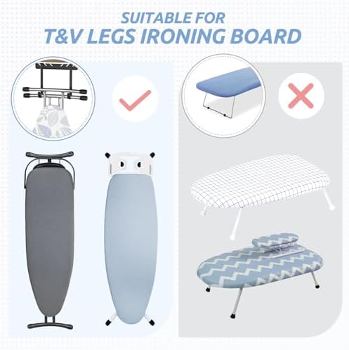EsLukerlyIroning Board Holder with Removable baskets for set