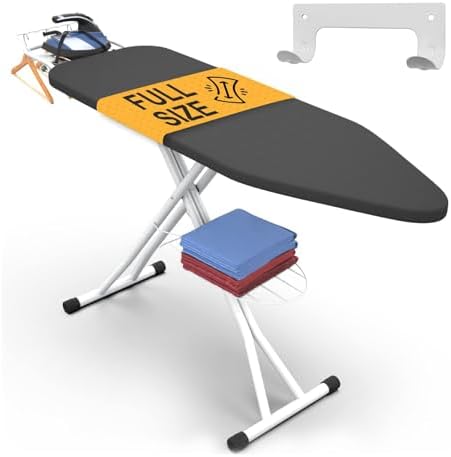 Full-Size Wall-Mountable Ironing Board
