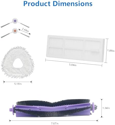 High-Quality Replacement Parts for Narwal Freo Robot Vacuum Cleaner Kit