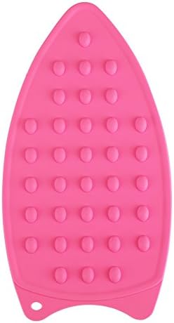 Iron Pad Multipurpose silicone heat rest pad for Cooking Days Rose Red