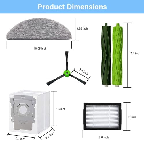 Replacement Parts for iRobot Roomba Combo i5 j5 1 Set