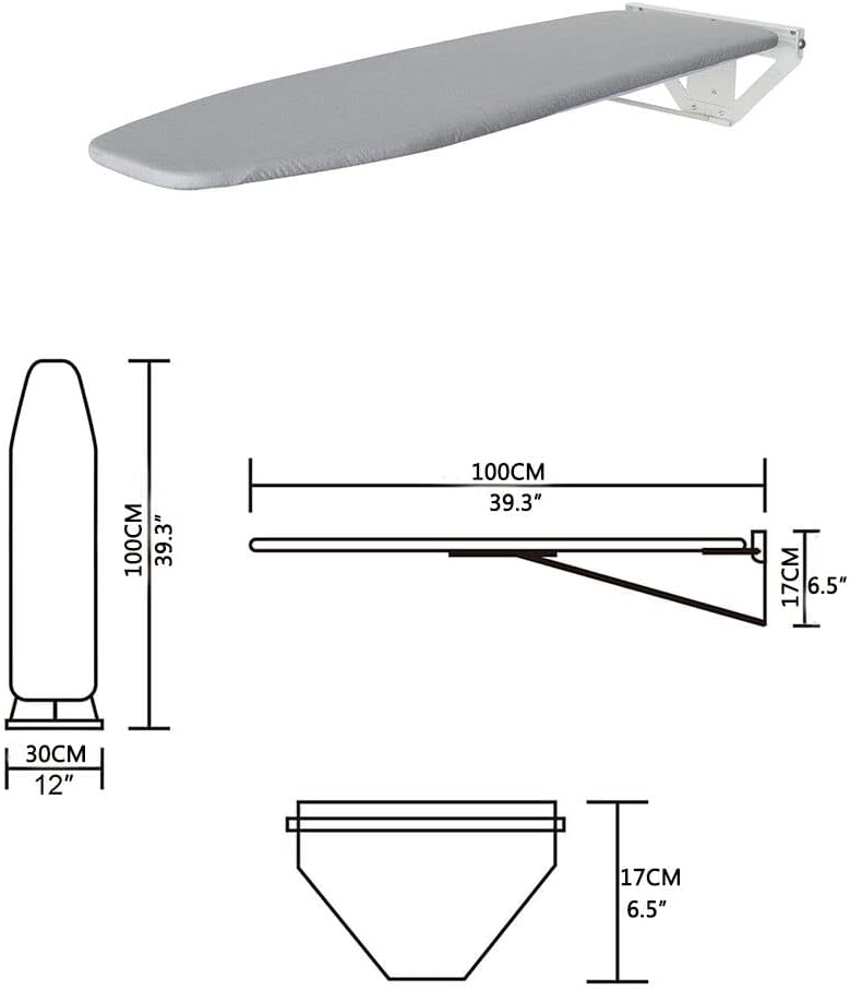 Space-Saving Wall-Mounted Ironing Board