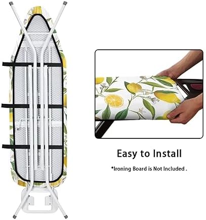 Stain-Resistant Lemon Iron Board Cover