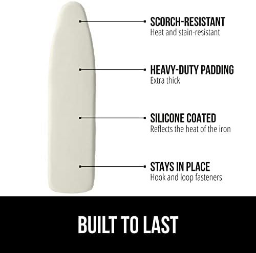 Gorilla Grip Heavy Duty Wall Hanging Ironing Board Cover 25 lbs