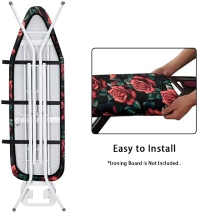 Red Rose Ironing Board Cover Make Them Last Longer