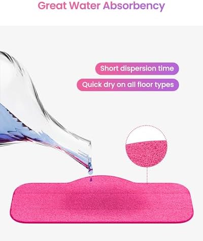 Schenley 6-Pack Microfiber Steam Mop Pads