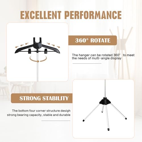 Adjustable Steamer Stand for Clothes Foldable Portable Garment Steamer