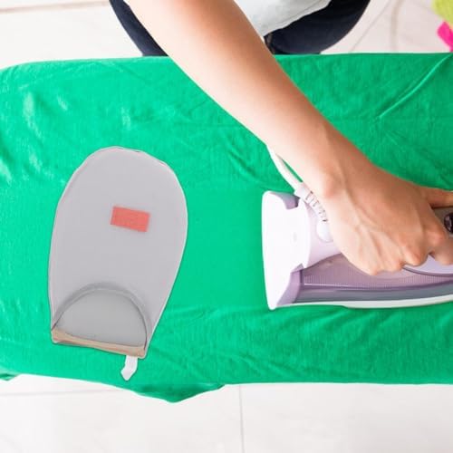 Cabilock Garment Steamer Gloves Mini Heat-Resistant Ironing Board with Finger Loop Protection