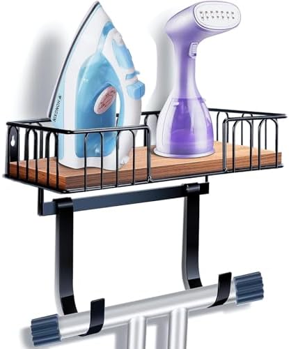 TJMoree Wall Mount Ironing Hanger Black