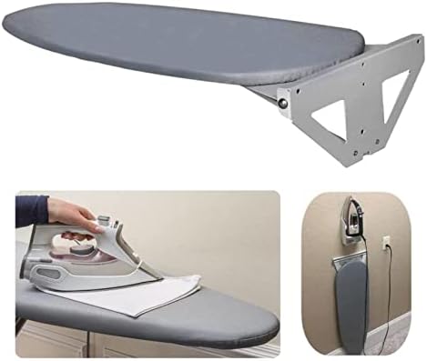 Wall-Mounted Folding Ironing Board Heat Resistant Space-Saving for Small Spaces