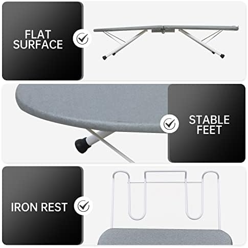 ZOES HOMEWARE Portable Tabletop Ironing Board