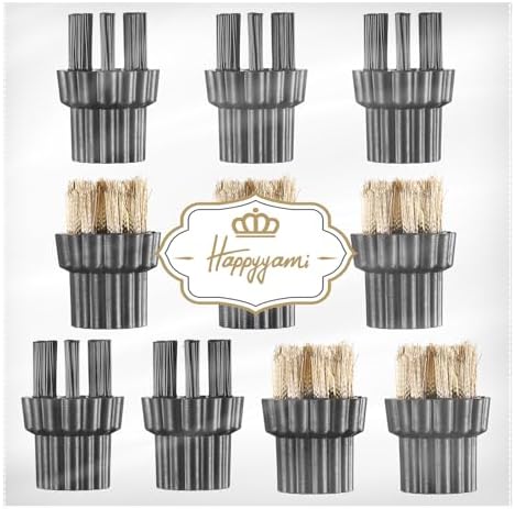 Happyyami 10PCS Steam Mop Brush Heads Brass M8 Replacement Set