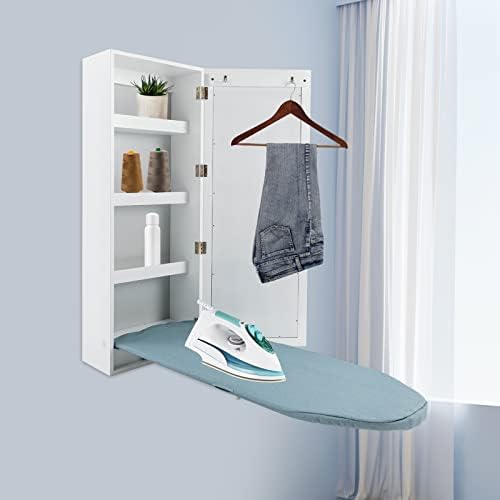 DYRABREST Wall Mounted Ironing Board Cabinet
