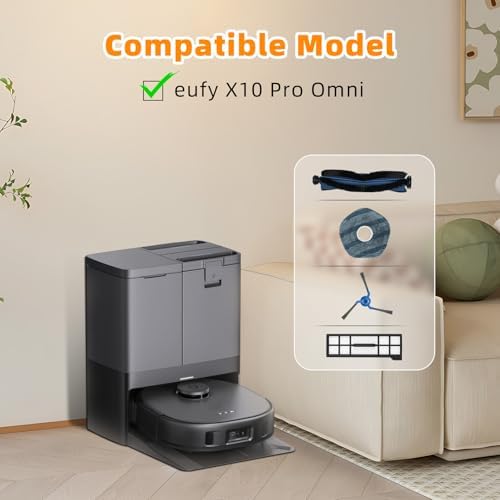 Replacement Accessory Set for Eufy X10 Pro Omni Robot Vacuum