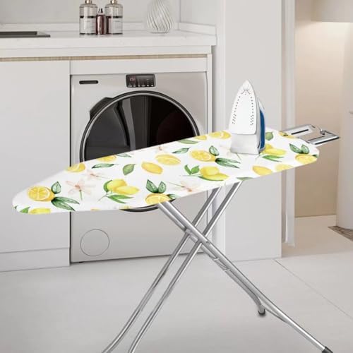 YoungerBABY Lemon Print Ironing Board Cover - Durable Heat-Resistant