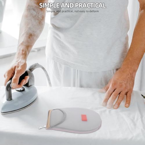 Cabilock Garment Steamer Gloves Mini Heat-Resistant Ironing Board with Finger Loop Protection