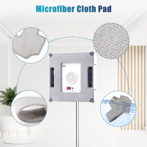6-Piece Washable Mop Cloths for EcoVac Robot Accessories