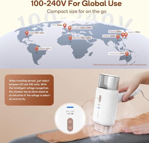 Dual Voltage Garment Steamer