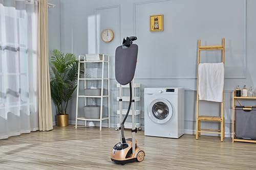 Professional Garment Steamer with Built-in Ironing Board for Daily Use