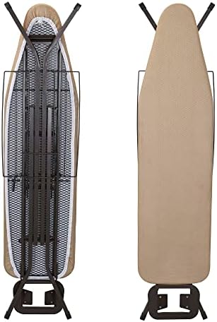 High-Quality Mesh Steel Top Ironing Board with Silver Finish