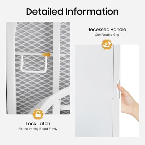 Sturdy Wall-Mounted Ironing Board
