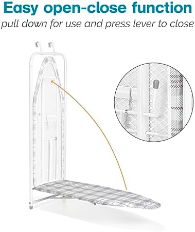 Polder Over-the-Door Ironing Board with Pad Protection