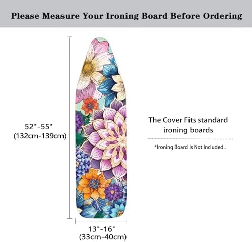 Hippie Flower Ironing Board Cover Pad