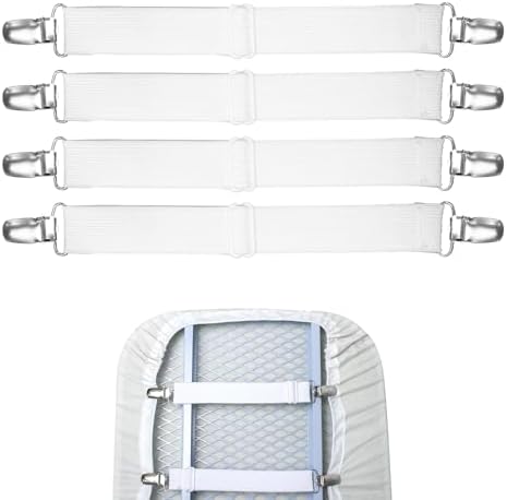 Secure Ironing Board Clips 4-Piece Set Fit 85 to 14 Covers