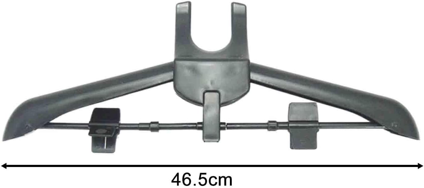Compact Garment Steamer Hanger for Efficient Ironing Black 465cm