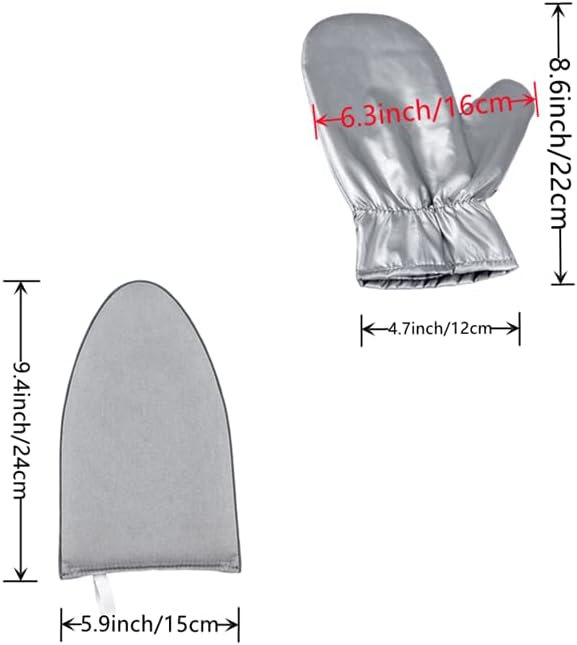 Professional Heat-Resistant Garment Steamer Gloves with Safety Features for Ironing