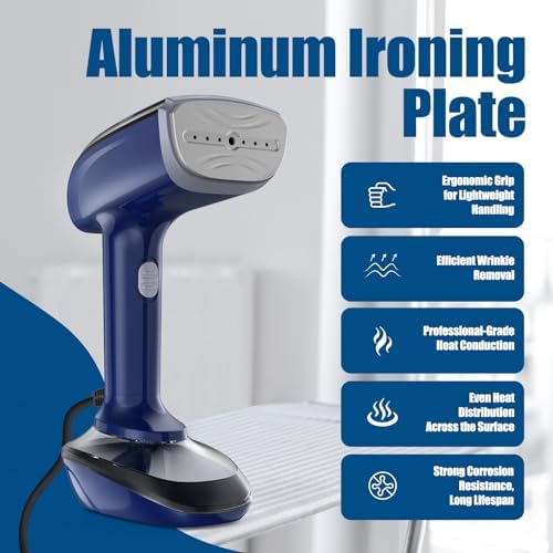 Powerful 1800W Steam Iron steamer for quick and easy wrinkle removal
