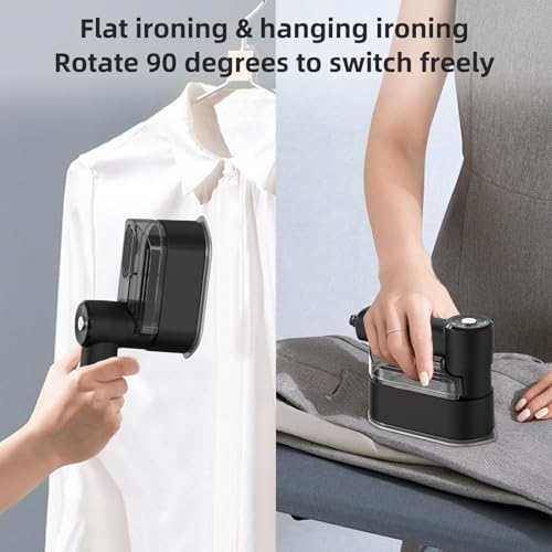 Travel Steamer Iron - 1000W Portable Mini Clothes Steamer Black