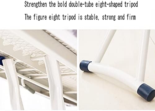 ZHDBDAdjustable Ironing BoardFoldable High-Adjustable Ironing Rack w Durable Cotton Cloth 62-79cm