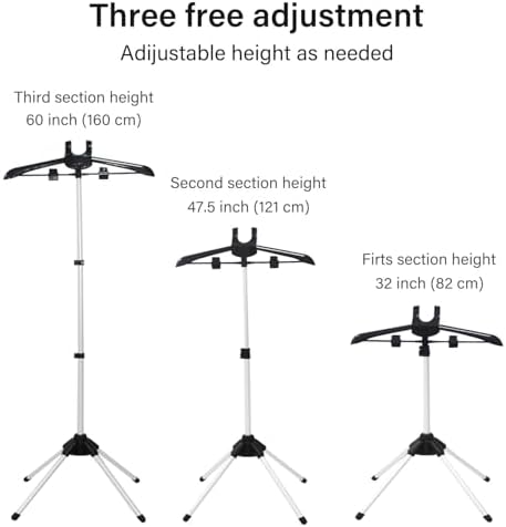 Adjustable Garment Steamer Clothes Hanger for Easy Folding Steaming