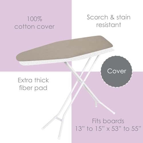 Ironing Board Cover and Pad Grey