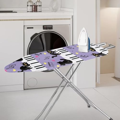 Premium Soft Ironing Board Cover with Cat Print Design