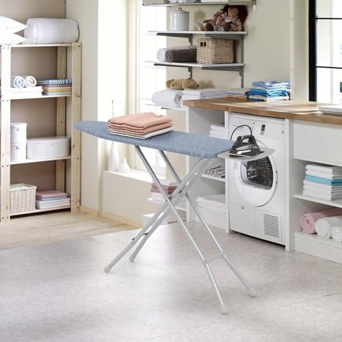 Giantex 7 Adjustable Heights Foldable Ironing Board wCarbon Steel Heat Resistant Folding Design