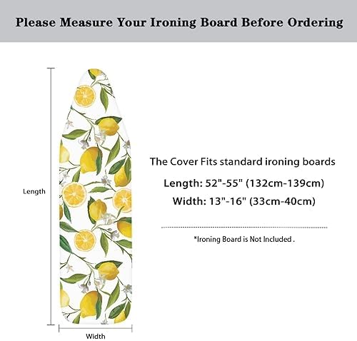 Stain-Resistant Lemon Iron Board Cover