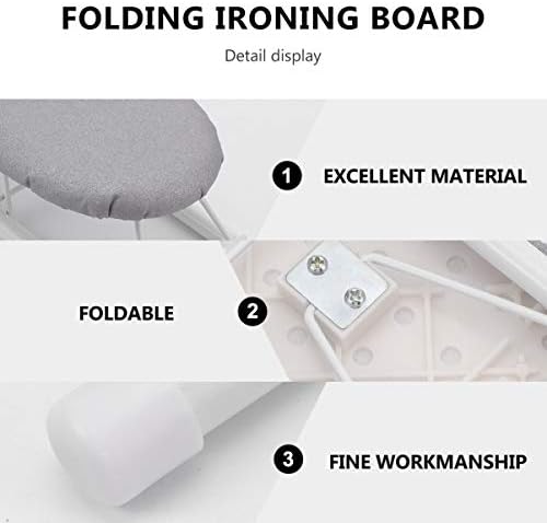 Garneck Folding Ironing Board Compact Portable Easy to Use
