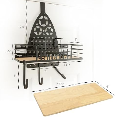 Smart Ironing Hanger 35x6x175-inch Wall-Mount Organizer