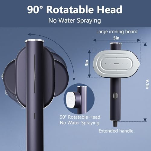 HULMAY - Portable Efficient 10s Steamer for Fast 120V Wrinkle Removal