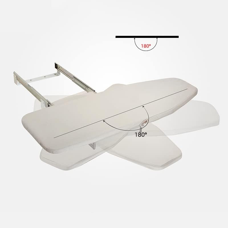 Zhibum Foldable Ironing Board 180 Rotating Space-Saving Durable