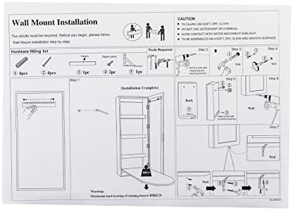 DYRABREST Wall Mounted Ironing Board Cabinet