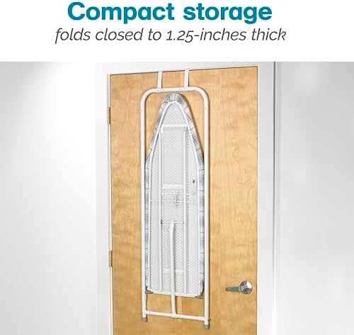 Polder Over-the-Door Ironing Board with Pad Protection