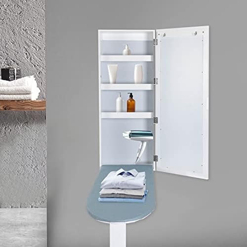 Wall Ironing Board Cabinet White