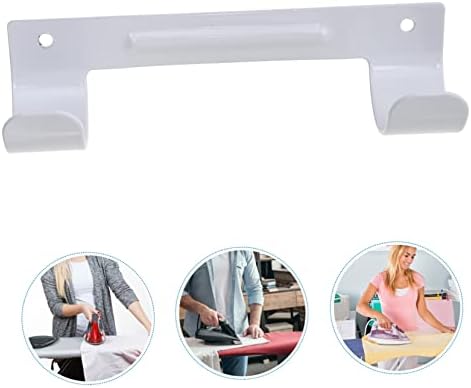 Ciieeo 2 Pcs Wall Mounted Ironing Board Hook Rack