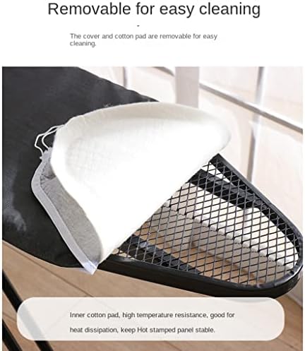 ZHDBD Black Folding Ironing Board Height Adjustable X-shaped Design